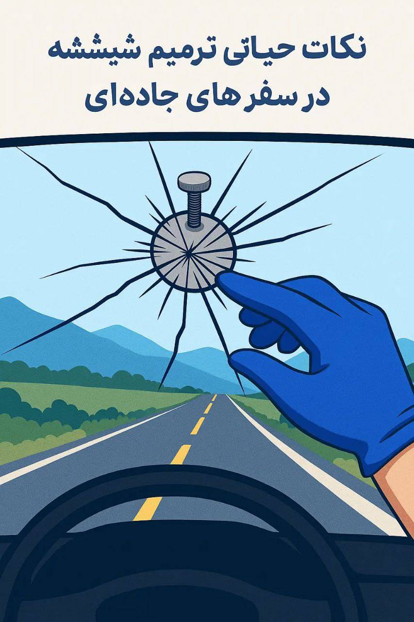 نکات حیاتی ترمیم شیشه